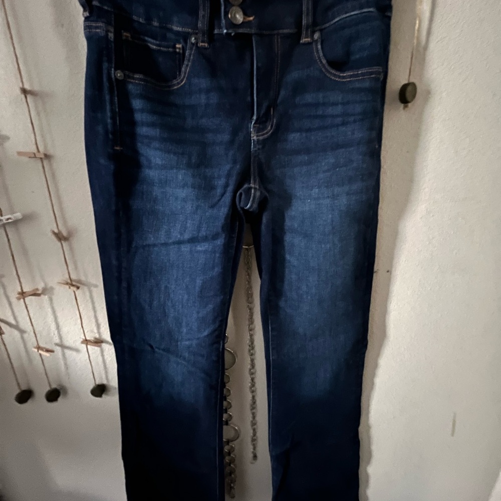 American Eagle Outfitters Men's Deep Indigo Jeans